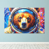 TOILE BEAR IN SPACE-6 (Insitu (Plancher de Bois))