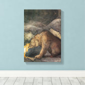 Toile Bear Kiss (Insitu (Plancher de Bois))