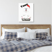 Toile Bear polaire mignonne Canvas de Noël (Insitu(Chambre))