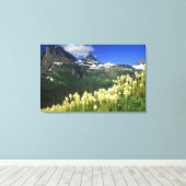 Toile Beargrass au col Logan dans le parc national Glaci (Insitu (Plancher de Bois))