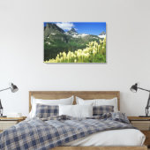 Toile Beargrass près du col Logan dans le Gacier Nationa (Insitu(Chambre))