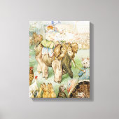 Toile Beatrix Potter The Fairy Caravan Nursery Print (Recto)