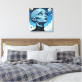Toile Beau Alien extra-terrestre Être (Insitu(Chambre))