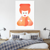 Toile Beau art de filles chinoises (Insitu(Chambre))