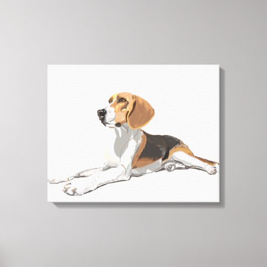 Toile Beau Beagle (Recto)