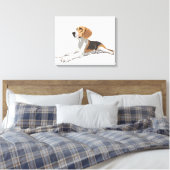 Toile Beau Beagle (Insitu(Chambre))