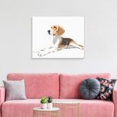 Toile Beau Beagle (Insitu(Salon))