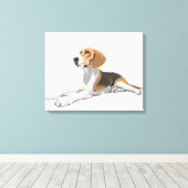 Toile Beau Beagle (Insitu (Plancher de Bois))