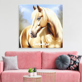 Toile Beau cheval Palomino (Insitu(Salon))