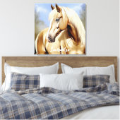Toile Beau cheval Palomino (Insitu(Chambre))