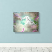 Toile Beau cheval Whimsical animal Triptyque (Insitu (Plancher de Bois))