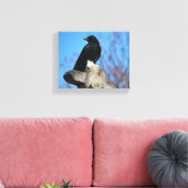 Toile Beau Corbeau Noir (Insitu(Salon))
