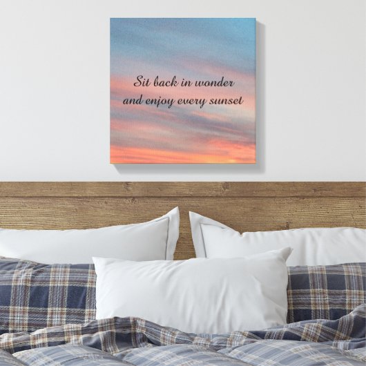 Toile Beau coucher de soleil (Insitu(Chambre))