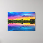 Toile Beau coucher de soleil (Recto)