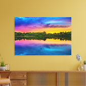 Toile Beau coucher de soleil (Insitu(Salon))