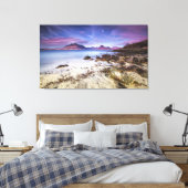 Toile Beau coucher de soleil à Elgol Village Ecosse (Insitu(Chambre))