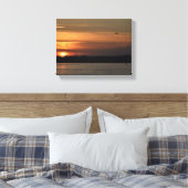 Toile Beau coucher de soleil sur la rivière (Insitu(Chambre))