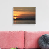 Toile Beau coucher de soleil sur la rivière (Insitu(Salon))