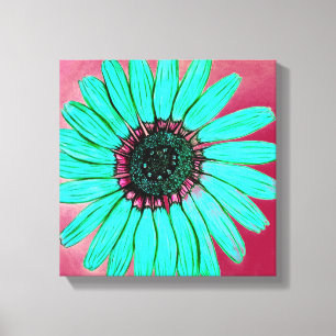 Toile Beau croquis à la main Flower Canvas Imprimer