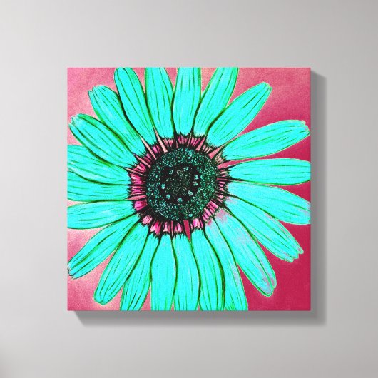 Toile Beau croquis à la main Flower Canvas Imprimer (Recto)