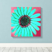 Toile Beau croquis à la main Flower Canvas Imprimer (Insitu (Plancher de Bois))