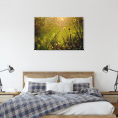 Toile Beau éclairage Misty Pluie Petites Fleurs (Insitu(Chambre))
