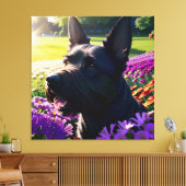 Toile Beau écossais Terrier Dog One (Insitu(Salon))