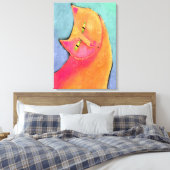 Toile Beau garçon Abstrait peinture de chat (Insitu(Chambre))