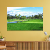 Toile Beau Golf Parcours Parcours Parcours d'Art Mur Set (Insitu(Salon))