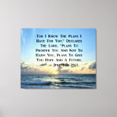 TOILE BEAU JEREMIAH 29:11 SCRIPTURE VERSE (Recto)