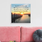 TOILE BEAU JOHN 3:16 SUNSET PHOTO DESIGN (Insitu(Salon))