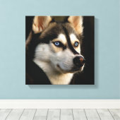 Toile Beau Oreiller Husky Lrow (Insitu (Plancher de Bois))