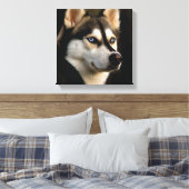 Toile Beau Oreiller Husky Lrow (Insitu(Chambre))