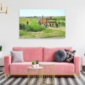 Toile Beau Paysage agricole et Tracteur Mur Art (Insitu(Salon))