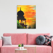 Toile Beau paysage de couchers de soleil (Insitu(Salon))