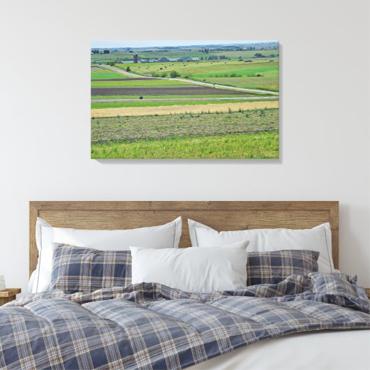 Toile Beau paysage Vue d'une ferme dans le Midwest (Insitu(Chambre))