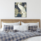 Toile Beau Peacock Blanc Japonais (Insitu(Chambre))