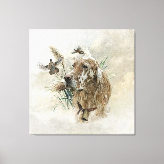 Toile Beau plateau avec faisans, Art (Recto)