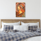 Toile Beau profil femme - Mucha (Insitu(Chambre))