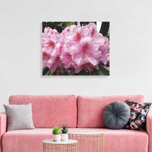 Toile Beau Rhododendron rose fleurit Floral (Insitu(Salon))