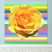 Toile Beau rose arc-en-ciel (Insitu (Plancher de Bois))