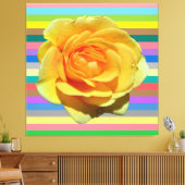 Toile Beau rose arc-en-ciel (Insitu(Salon))
