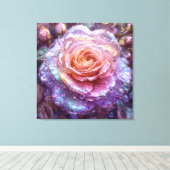 Toile Beau rose détaillé (Insitu (Plancher de Bois))