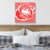 Toile Beau Rose Flower Design n° 3 (Insitu(Chambre))