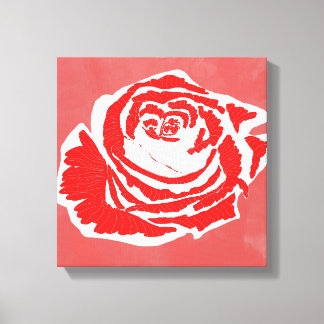 Toile Beau Rose Flower Design n° 3