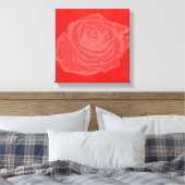 Toile Beau Rose Flower Design n° 4 (Insitu(Chambre))