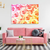 Toile Beau rose Roses Mur Art (Insitu(Salon))