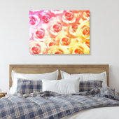Toile Beau rose Roses Mur Art (Insitu(Chambre))