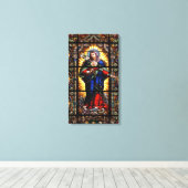 Toile Beau Sacré Coeur Religieux de Vierge Marie (Insitu (Plancher de Bois))