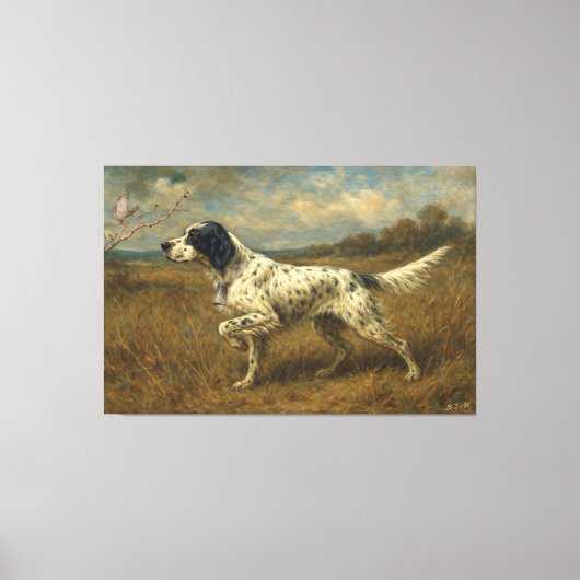 Toile Beau Setter, Art (Recto)